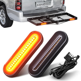 NINEO front view of both taillights showing clean design and visibility
