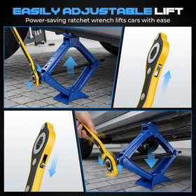Nintival open storage bag layout with jack and tools for organized grab-and-go convenience