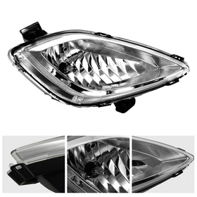 Nioboee fog lights with halogen bulbs installed, ready for plug-and-play fitting