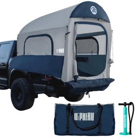 niphean front profile on truck bed showing streamlined fit and quick setup benefit