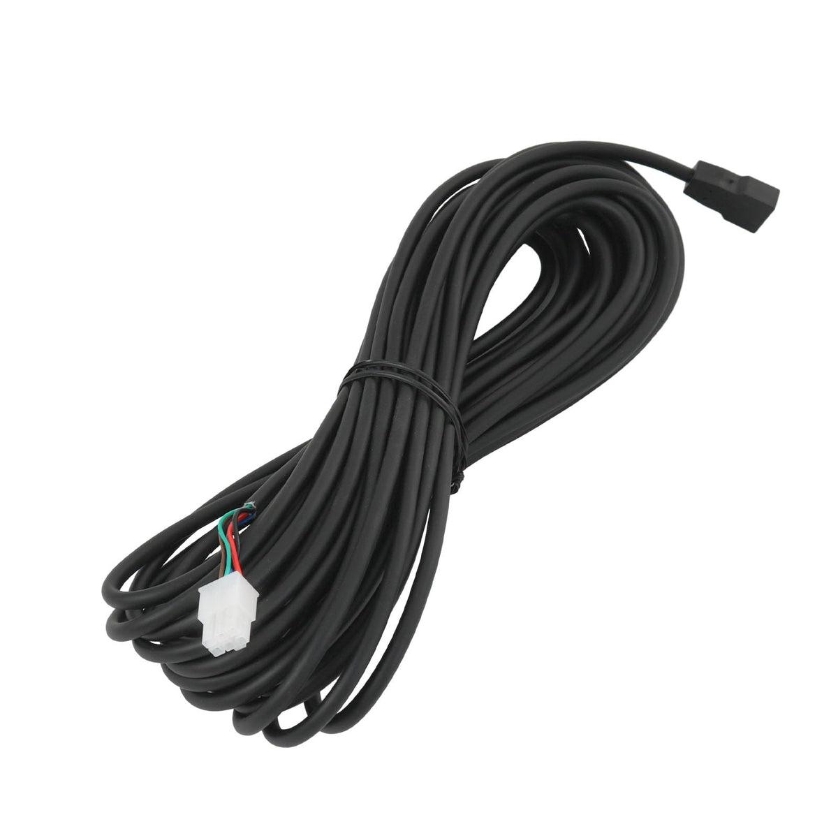 Nirakoka front connector showing male-to-female plug for quick replacement