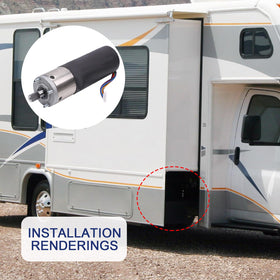Nirakoka motor installed in RV slide illustrating restored slide function benefit