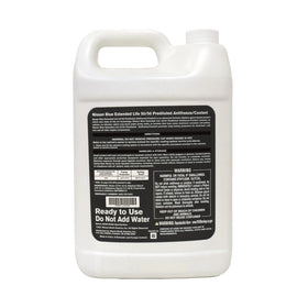 Nissan coolant size comparison next to measuring jug showing 2-gallon supply convenience