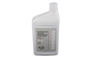 NISSAN genuine 999MP-CV0NS2 quart bottle front view showing clear label and OEM quality benefit