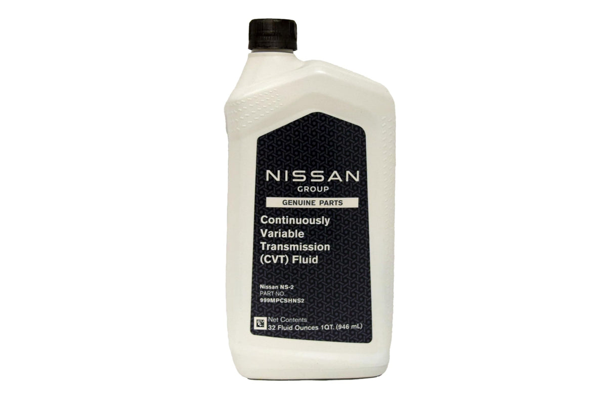 Close-up pour spout of Nissan CVTF I-NS2 displaying easy pouring and clean service