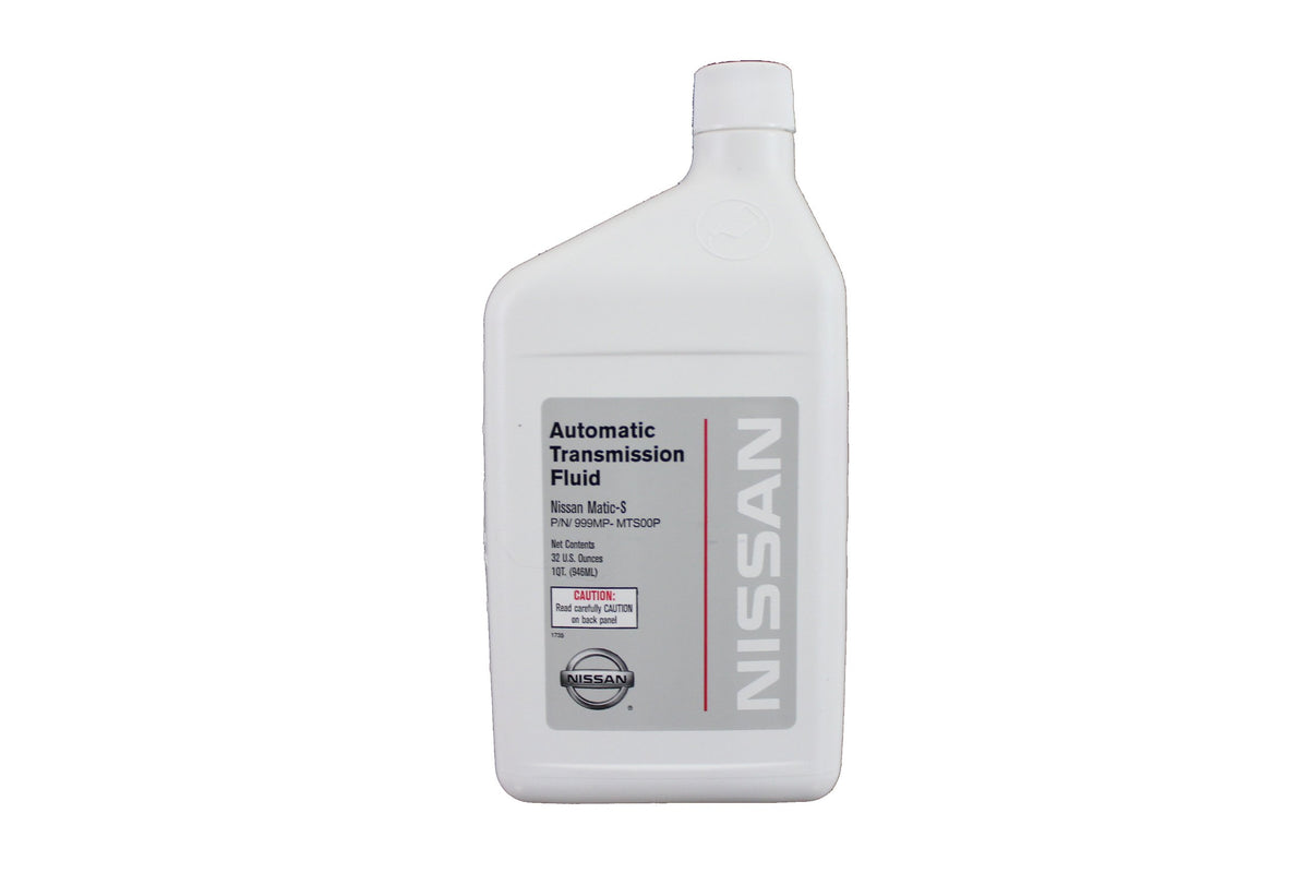 NISSAN Matic-S bottle front view showing label and OEM part number for correct purchase