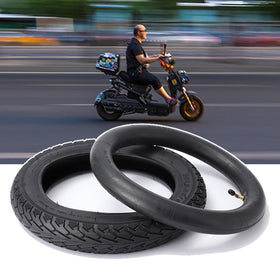 NiuJKun front view of 14x2.50 tire showing full profile and improved grip benefits