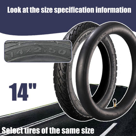 NiuJKun closeup of 64-254 sidewall marking for easy compatibility verification