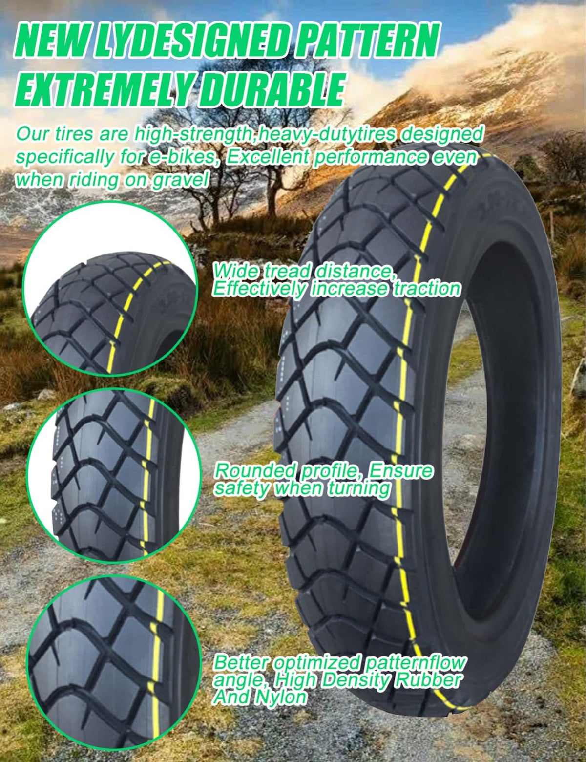 NiuJKun inner tube valve detail demonstrating sturdy straight valve for durability