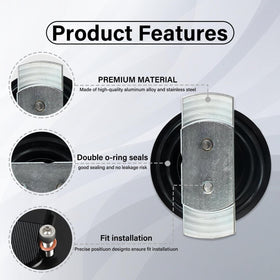 NIULPFZTK side profile showing mounting flange for accurate, secure installation