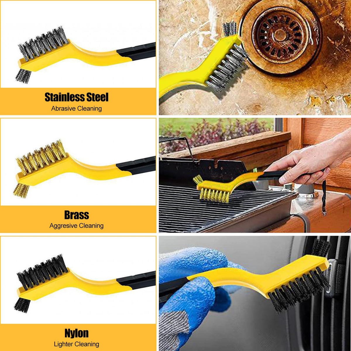 NIUMID brush in use on an RV roof demonstrating safer high-area cleaning