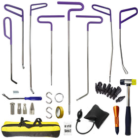 NIUVOCY front packaging showing full 30-piece dent rod kit and benefits