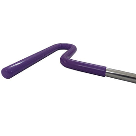 NIUVOCY rod inserted behind a car door panel demonstrating precise dent pushing