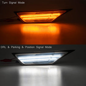 NJSBYL close-up of LED array highlighting brighter white running light benefit