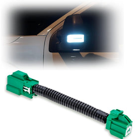 NJSBYL front connector close-up showing plug and benefit of easy plug-and-play install