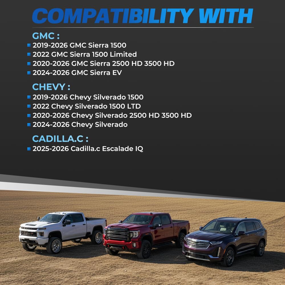 NJSBYL installed in Silverado bed providing wide-area visibility