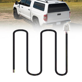 NJSBYL harness beside ruler showing length for flexible installation