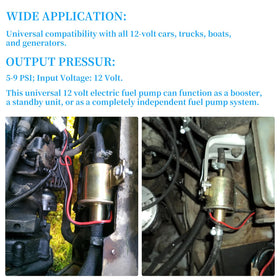 NKNP installed in a boat fuel line showing compatibility with marine 12V systems
