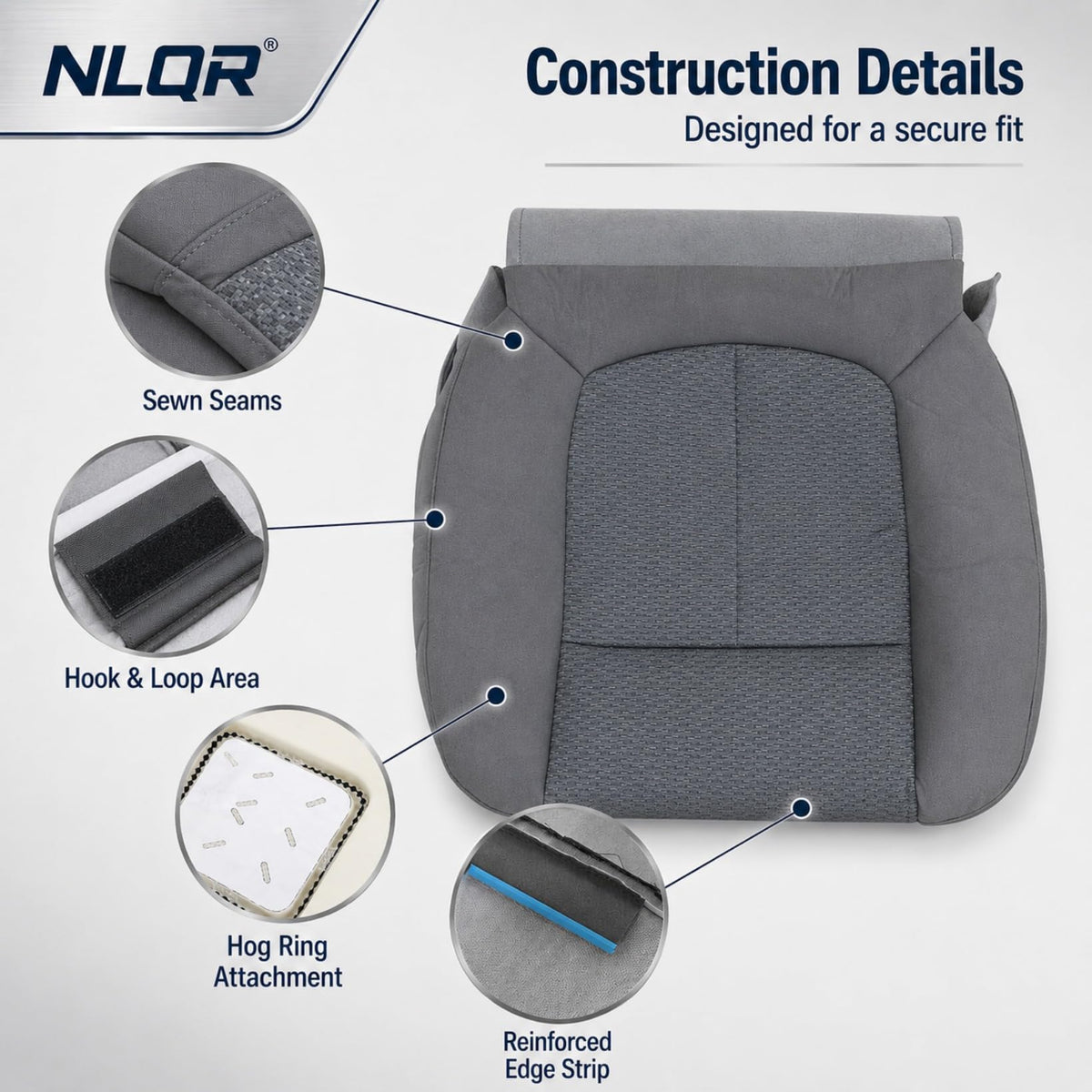 NLQR cloth fabric texture detail matching factory upholstery look