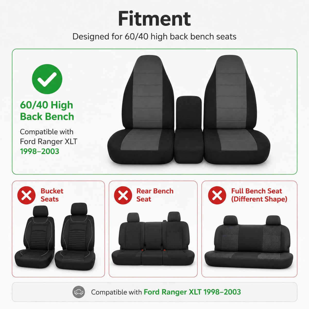 NLQR driver side armrest cutout allowing fold-down armrest access