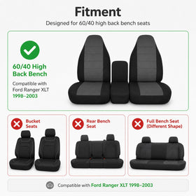 NLQR driver side armrest cutout allowing fold-down armrest access