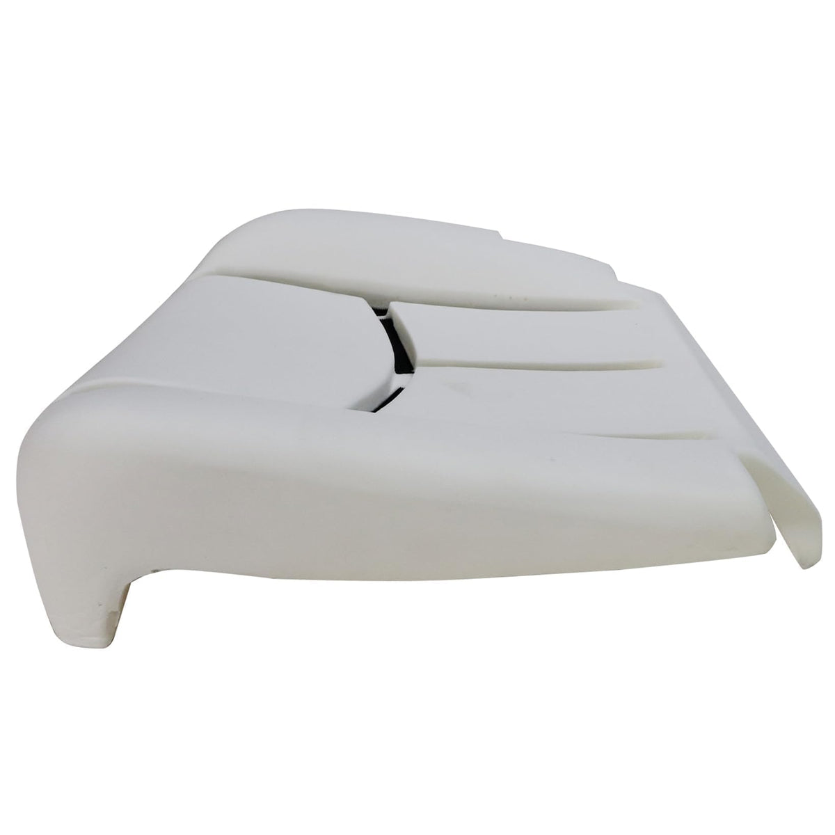 NLQR foam with seat cover reinstalled showing smooth upholstery finish