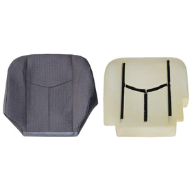 NLQR front driver bottom seat cover in packaging showing fitment benefit