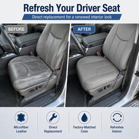 NLQR installed on Silverado driver seat demonstrating factory-fit benefit