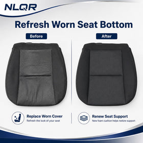 NLQR installed in vehicle front seat showing seamless OEM-like integration