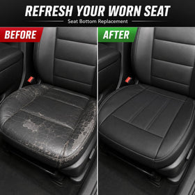 NLQR installed passenger bottom seat from side angle showing seamless integration with interior