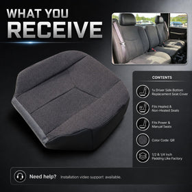 NLQR microfiber leather bolster detail for easy cleaning and scratch resistance