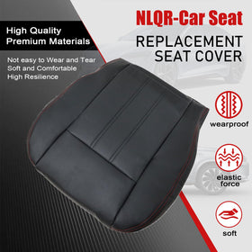 NLQR red double stitch detail emphasizing durability and sporty contrast