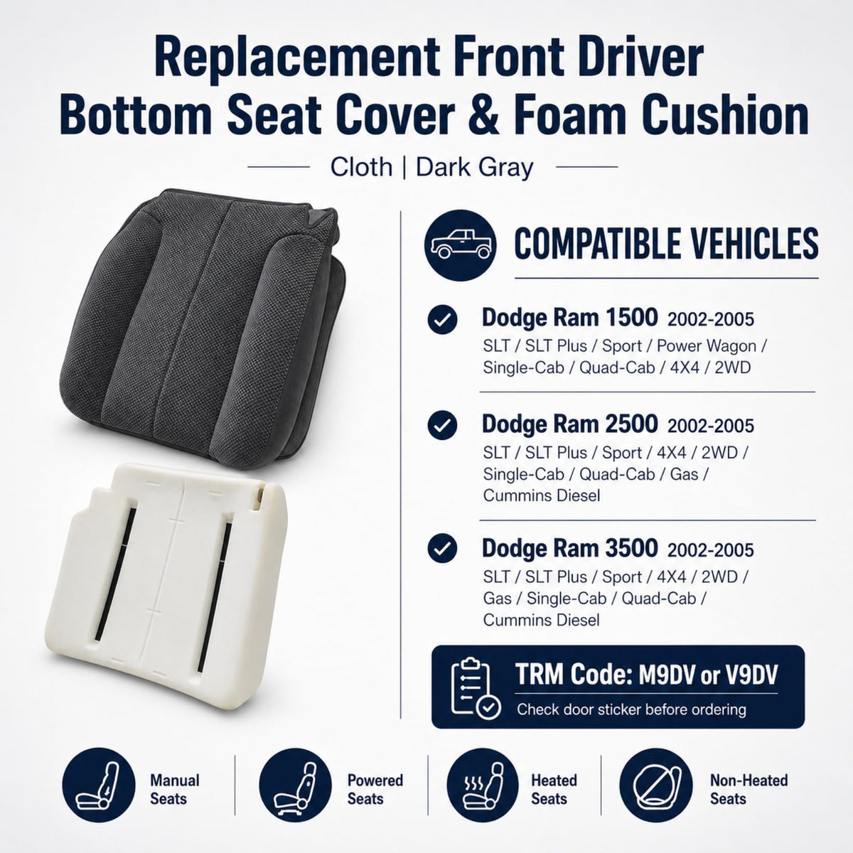NLQR seat detail with belt access preserved for safety and convenience