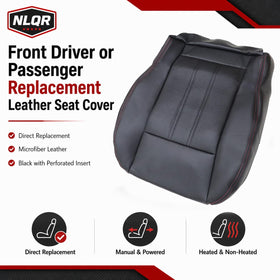 NLQR seat installed in Chrysler interior restoring OEM-style appearance