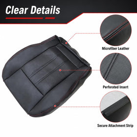 NLQR side angle mounted on seat demonstrating exact factory fit