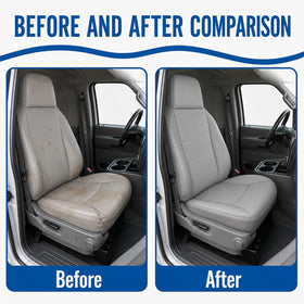 NLQR seat cover next to measuring tape to show precise vehicle fitment
