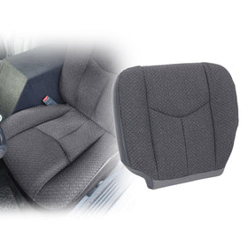 NLQR seat cover next to ruler for accurate size and scale confirmation