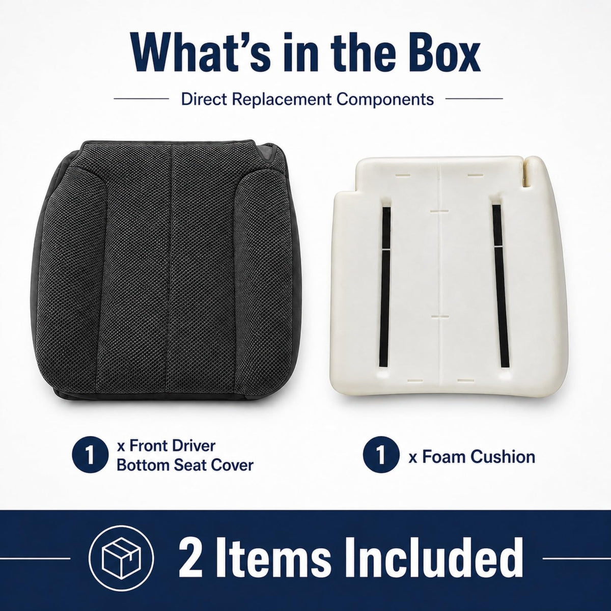 NLQR cushion size scale with ruler illustrating accurate seat fit