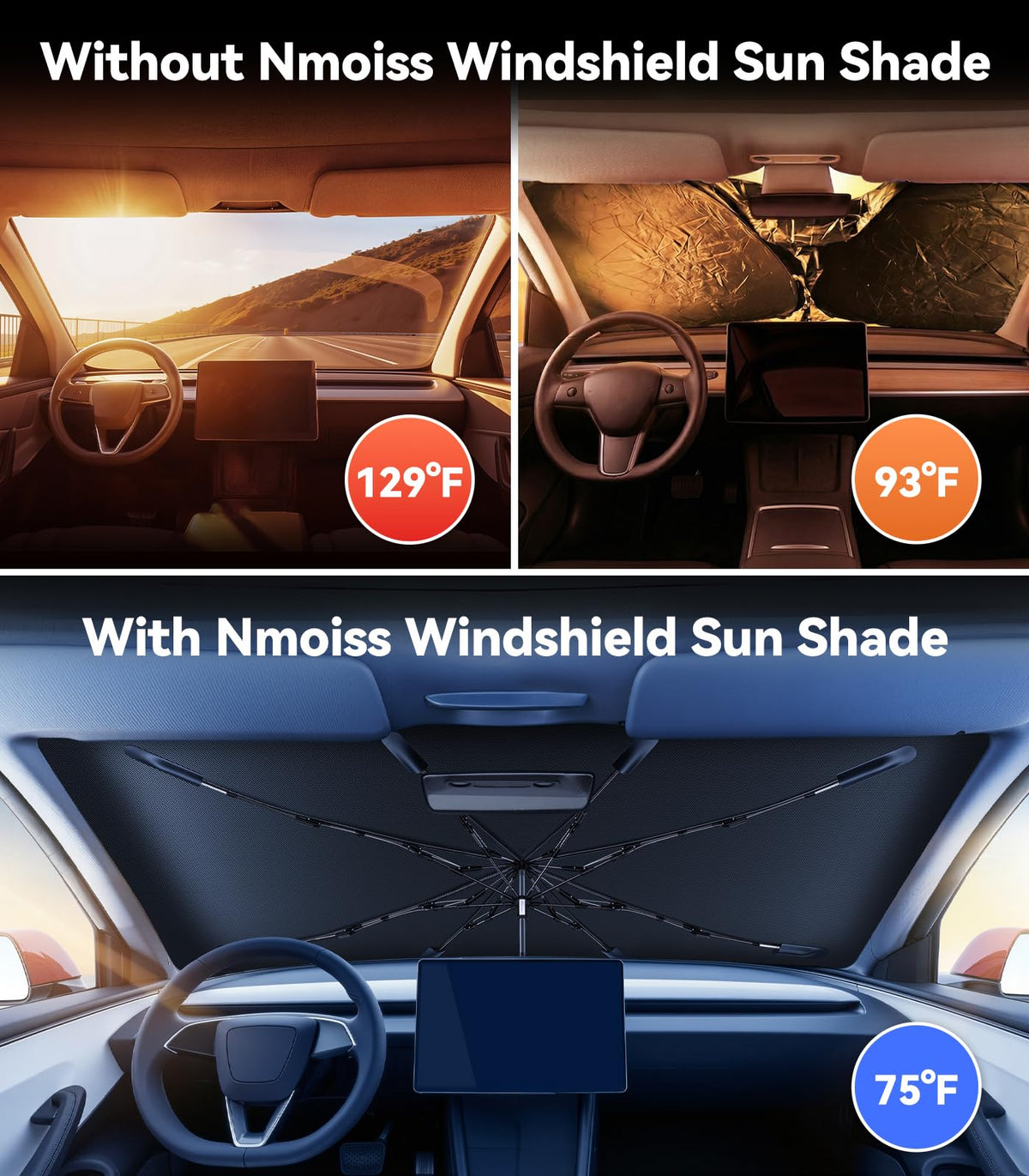 Nmoiss vinyl coating close-up texture demonstrating reflective cooling protection