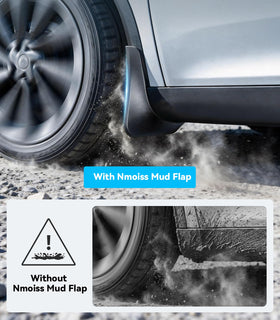 Nmoiss close-up texture of mud flap material showing durable flexibility benefit