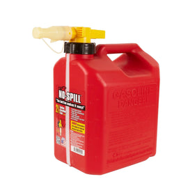 No-Spill close-up of 7/8-inch funnel spout for precise fills