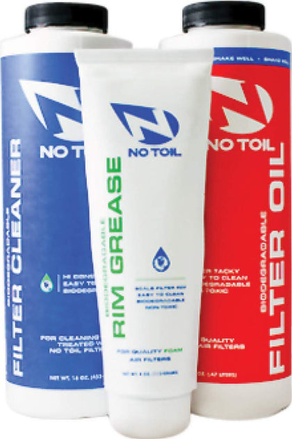 No-Toil starter pack front view showing oil cleaner rim grease for easy filter care