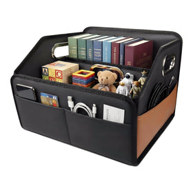 Noaman front view organizer in car showing neat storage benefit