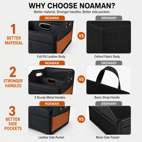 Noaman in use on passenger seat offering easy reach of essentials