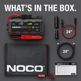 NOCO GB70 rugged rubberized housing closeup demonstrating durable, weather-resistant protection