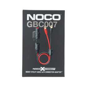 NOCO GBC007 eyelet close-up displaying M6 terminal for secure battery mounting