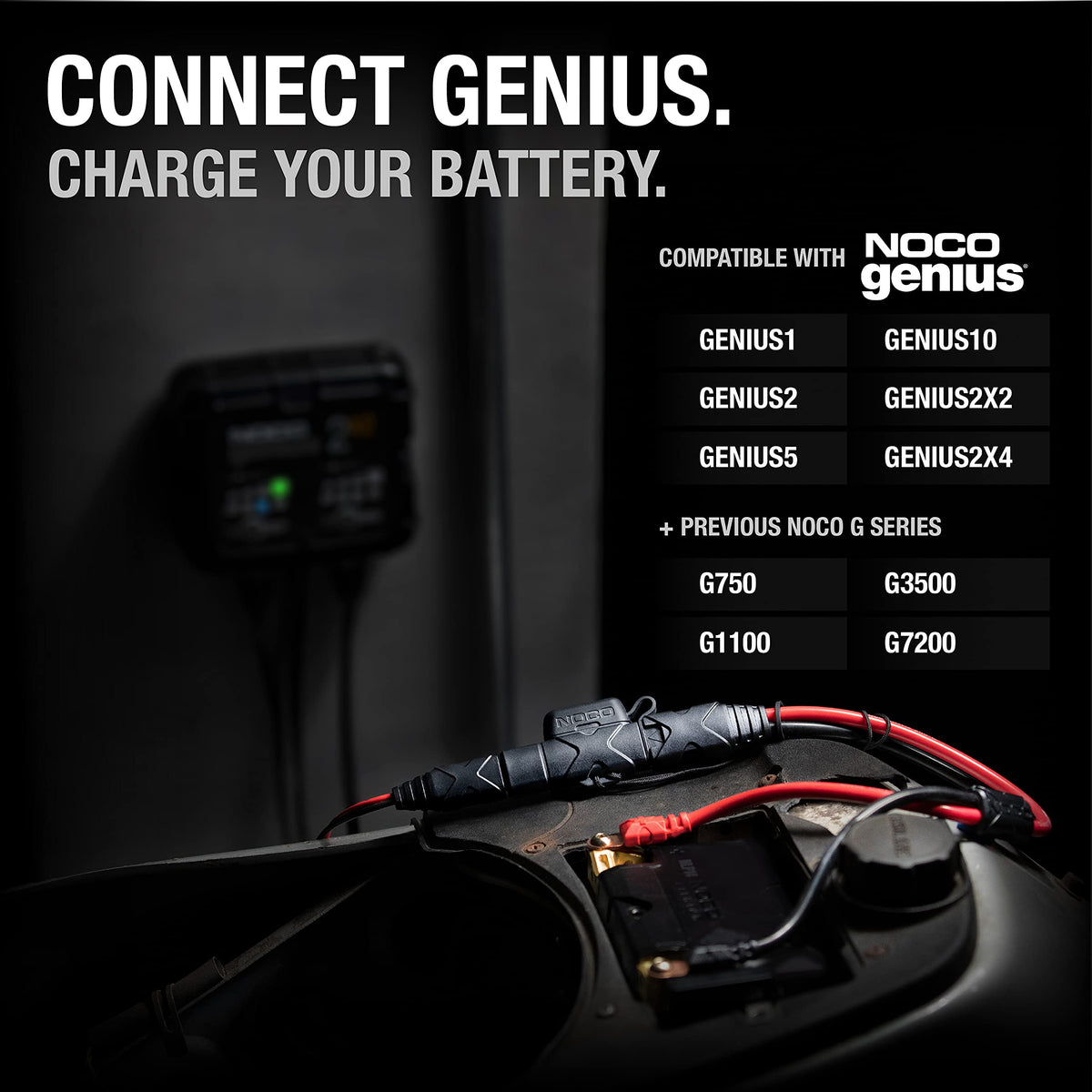 NOCO GBC007 packaging and contents highlighting included adapter for immediate use