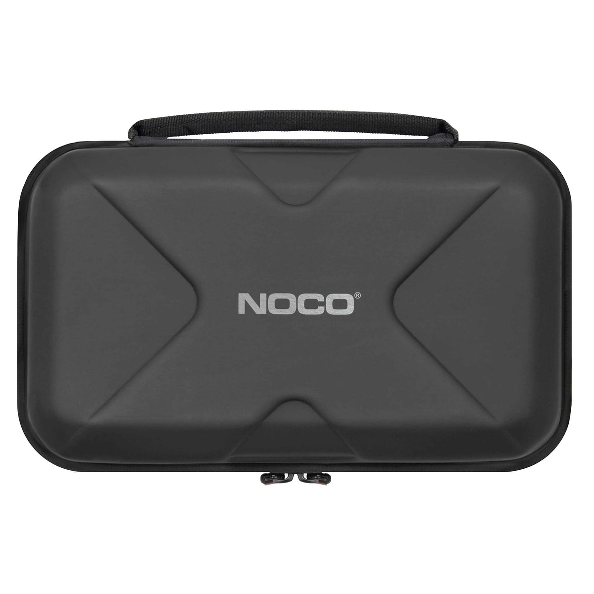 NOCO front view of closed case showing compact protection and portability
