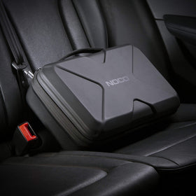NOCO steel-rimmed zipper and over-molded pull tab for durable access