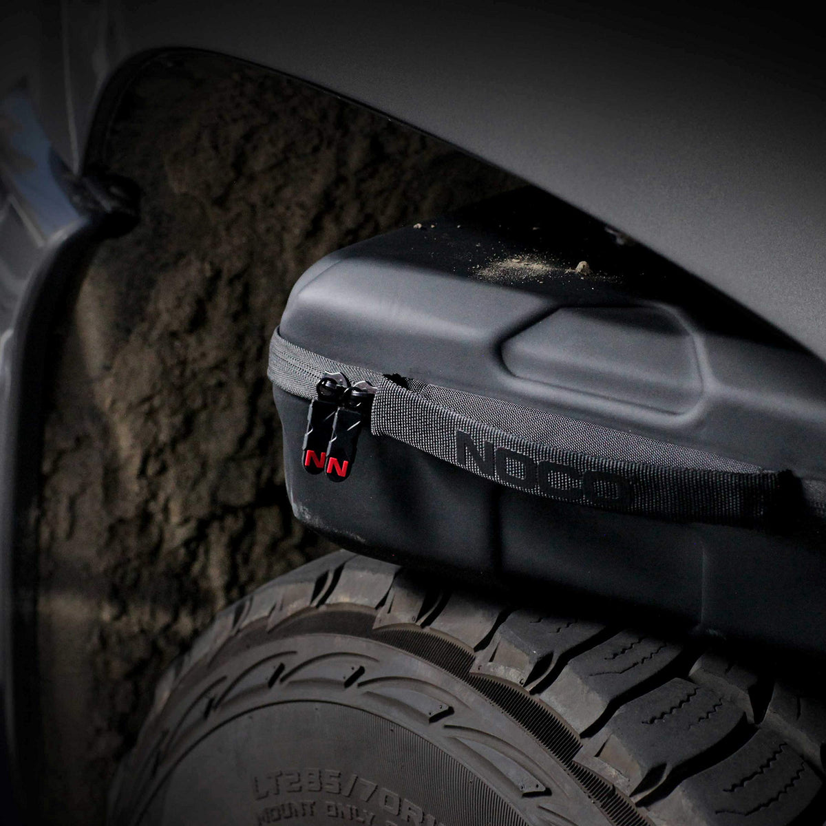 NOCO reinforced handle detail for confident carrying and hanging
